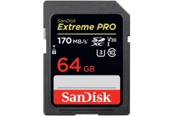 ����� ������ SanDisk SDXC Extreme Pro Class 10 UHS-I U3 (170/90MB/s) 64GB ����