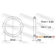 ������ �������������� 6.85x1.9 | ����/��� | Febest 04400-005 Febest 04400005 ����