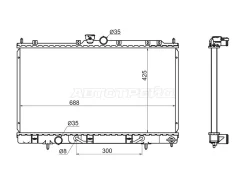 �������� Mitsubishi Outlander 02-09 / Airtrek 01-05 MC000882R MC000882R ����