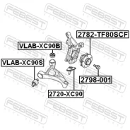 ����������� ��������� ������ (�������) Volvoxc90 Febest Vlabxc90S VLABXC90S ����