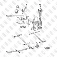����������� ������ ����� Toyota Avensis 97- Fixar FG0225 FG0225 ����