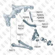 ����������� ������ VW Touareg 02- Fixar FG0249 FG0249 ����
