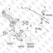 ����� ������� ������ �����/������ Nissan Primera 01- Fixar FK0910 FK0910 ����