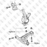 ����� ������� ������ �����/������ Toyota Yaris/Verso 99- Fixar FK0861 FK0861 ����