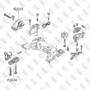 ����� ��������� (������� / �����) Renault Logan 05- Fixar FL0134, ����� �������� FL0134 ����