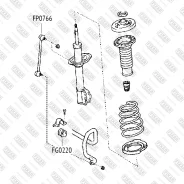 ���� ������������� �������� �����/������ Toyota Camry 06- Fixar FP0766 FP0766 ����