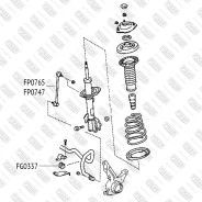 ���� ������������� �������� �����/������ Toyota Avensis/Celica/Corolla 99- Fixar FP0765 FP0765 ����