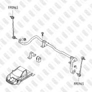 ���� ������������� �������� �����/������ Renault Duster/Laguna 07- Fixar FP0963 FP0963 ����