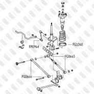 ���� ������������� ������ �����/������ Toyota Camry 06- Fixar FP0964 FP0964 ����