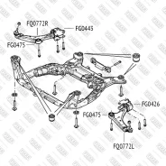 ����� �������� ������ (������� / �����) LAND Rover Freelander 06- Fixar FQ0772L, ����� �������� FQ0772L ����