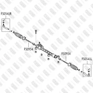 ���������� ������� ���� ����� Toyota Corolla/Prius 00- Fixar FS0541L FS0541L ����