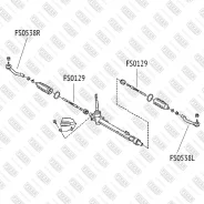 ���������� ������� ���� ����� Nissan Qashqa/X-Trail 07-Renault Koleos 08- Nissan Qashqa/X-Trail 07- / Renault Koleos 08- Fixar FS0538L FS0538L ����