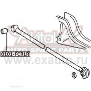 ����������� ������ ���������� ���� Toyota BB NCP35 2000-2005 ASVA 0101Fcrlr ASVA 0101Fcrlr 0101FCRLR ����