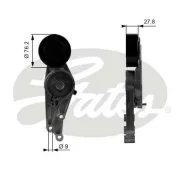 ����� �������� ��������� ������������ AUDI A4 00- Gates T38207 T38207 ����