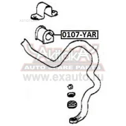������ ��������� ������������� D25 Toyota Toyota VITZ NCP10/SCP10 1999-2005 ASVA 0107YAR ASVA 0107YAR 0107YAR ����