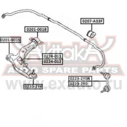 ������ ��������� ������������� D23 Nissan Nissan Maxima A33 1999-2006 ASVA 0207A33F ASVA 0207A33F 0207A33F ����