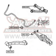������ ������� ������������� D27 Mitsubishi Mitsubishi Pajero III Montero V65W/V75W 2000-2006 ASVA 0407V65WR ASVA 0407V65WR 0407V65WR ����