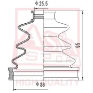 ������� ���� (�������� ��� ������) 25,5x86x95 Toyota Celica(90-97) ASVA ASBT139 ASVA ASBT139 ASBT139 ����