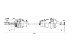��� ��������� � ����� 33/34 ABS 29 (������� / �����) OPEL Astra III (F) 1991.12- INKO 221039A, ����� �������� 221039A ����