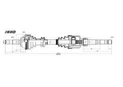 ��� ��������� � ����� 28/37 ABS 54 (������� / ������) Peugeot Boxer (230L) 1999.07- INKO 205103A, ������ �������� 205103A ����