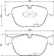 ������� ����. ���. BMW X5 (E70) 3.0 d BMW X5 (E70) 07-/X6 (E71/E72) 08- Japanparts PA0132AF PA0132AF ����