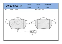 ������� ��������� �������� (�������) AUDI 100 (4A2, C4) 2.3 E 12.1990 - 07.1994 VW Passat (3B3) 1.8 T 20V 11.2000 - 05.2005 Jeenice WS213403, ��������...