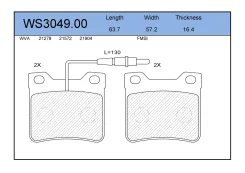 ������� ��������� �������� (�����) Mercedes BENZ V-Class 1996 - 23, VITO 1996 - 23Mercedes BENZ V-Class 1996 - 23, VITO 1996 - 23 Jeenice WS304900, ��...