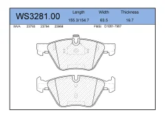 ������� ��������� �������� (�������) BMW 3 25, 325I [USA] 26 - 26, 5 23, X1 29, Z4 29 BMW 3 25, 5 23, X1 29, Z4 29 Jeenice WS328100, �������� WS328100...