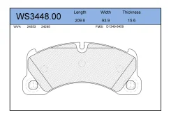 ������� ��������� �������� (�������) VW Touareg (7P5, 7P6) 3.6 V6 FSI 08.2010 - VW Touareg (7P5, 7P6) 3.0 V6 TDI 05.2011 - Jeenice WS344800, ��������...