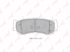 ������� ����. ���. Hyundai Santa-Fe ��� 06- Hyundai Santa Fe 06- Lynxauto BD3616 BD3616 ����