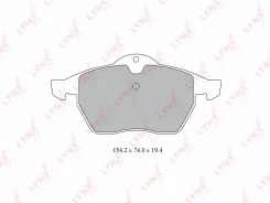 ������� ��������� �������� (�������) OPEL Calibra/Vectra B/SAAB 900 2,0i 16V 93- Lynxauto BD5914, �������� BD5914 ����