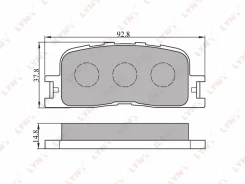 ������� ����. ����. ����. Toyota Camry (V30) / Rav 4 01 Toyota Camry(V30) 2.4-3.0 01- Lynxauto BD7523 BD7523 ����