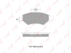 ������� ��������� �������� (�������) VW Golf II, III, IV 83-02 / Polo -01 / Passat 80-97 / Caddy II 93-04, SEAT Toledo/Ibiza 1.4-1.9TDi 95- Lynxauto B...