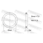 ������ �������������� 7.5X1.5 04400-002 Febest 04400002 Febest 04400002 04400002 ����
