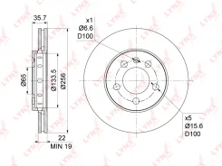 ���� ��������� �����. [256x22] Audi A3 1.6 96-03/ Skoda Fabia I-III 1.2-1.9D 99- / Octavia(1U) 1.4-1.9D 96-10 / Rapid 1.2-1.6D 12- / Roomster 1.2-1.9D...