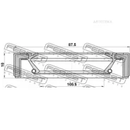 ������� ������� 87.5X105.5X10 �������� ��� Toyota RAV4 ACA3#, ALA3#, GSA33, ZSA3# 2005.11-2012.12 [GR] 95GAY-891051010L Febest 95GAY891051010L Febest...