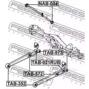 ����������� ���� ������ ������ ������ Toyota Sparky S221E/S231E 2000-2003 TAB-573 Febest TAB573 Febest TAB573 TAB573 ����