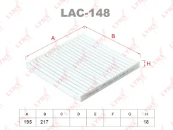 ������ ������ Toyota Corolla Verso (E12J) 2.0 D4D 01/02 - Lynxauto LAC148 LAC148 ����