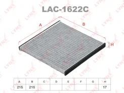 ������ �������� �������� Geely Mk 11-15, FAW Vita 08-10 Lynxauto LAC1622C LAC1622C ����