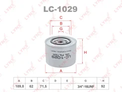 ������ �������� Fiat Ducato 89-02 1.9 TD Lynxauto LC1029 LC1029 ����