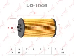 ������ �������� (��������) AUDI A4/A6/A8 3.7/4.2 02- Lynxauto LO1046 LO1046 ����