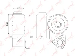���������� ����� ��� Toyota 3S-GE 98- Altezza GITA (SXE10) 98-05 / �1 / �������������� Lynxauto PT1044 PT1044 ����