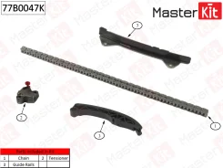 �������� ���� ��� Toyota Yaris 1.0L 1KR-FE 05-14 Master KIT 77B0047K 77B0047K ����