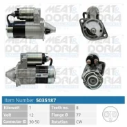 ������� 12V 1KW Mitsubishi Carisma (DA), Volvo S40 I Meatdoria 5035187 5035187 ����
