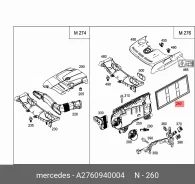 ������ ��������� Mercedes-BENZ A2760940004 A2760940004 ����