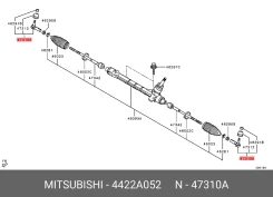 ���������� ������� ����(4422A018 ) Mitsubishi 4422A052 4422A052 ����