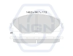 ������� ��������� �������� ������������ (�������) Toyota RAV 4 2.0-2.2D 06 / Auris(E150) 1.8 10 NGN 3501609, �������� 3501609 ����