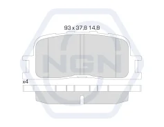 ������� ��������� �������� ������������ (�����) Toyota Camry(V30) 2.4-3.0 01 NGN 3501699, ������ 3501699 ����