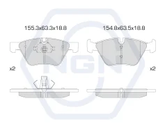 ������� ��������� �������� ������������ (�������) BMW 3 (E90) 1.8-3.3 05 / 5 (E60) 2.0-2.5 03 NGN 3501984, �������� 3501984 ����