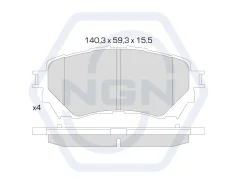 ������� ��������� �������� ������������ (�������) Mazda 6(GJ) 2.0-2.5 12 NGN 3502001, �������� 3502001 ����